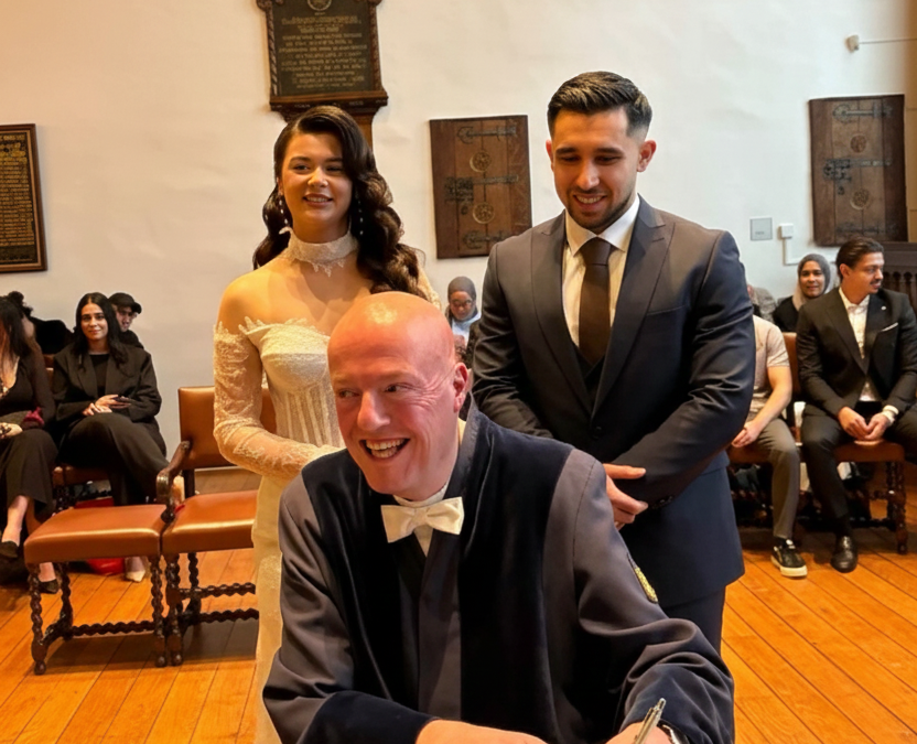 “Een onvergetelijke huwelijksvoltrekking”