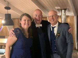 Martin met bruidspaar
